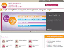 Tablet Screenshot of cprpsncf.fr